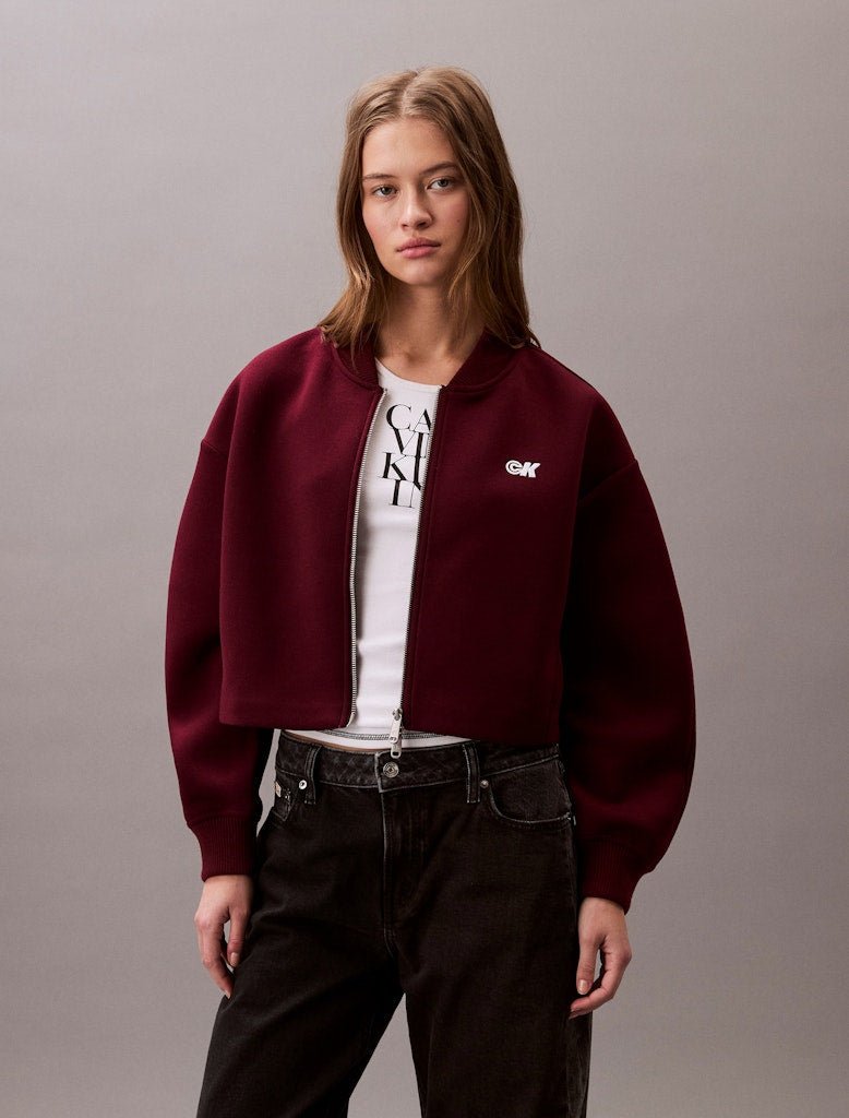 Calvin Klein Jeans naisten takki, K-OVRSZD SCB ZP BMB Viininpunainen