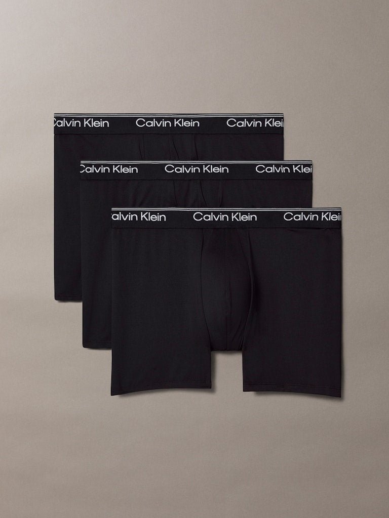 Calvin Klein miesten bokserit, BOXER BRIEF 3 PACK NOS Musta