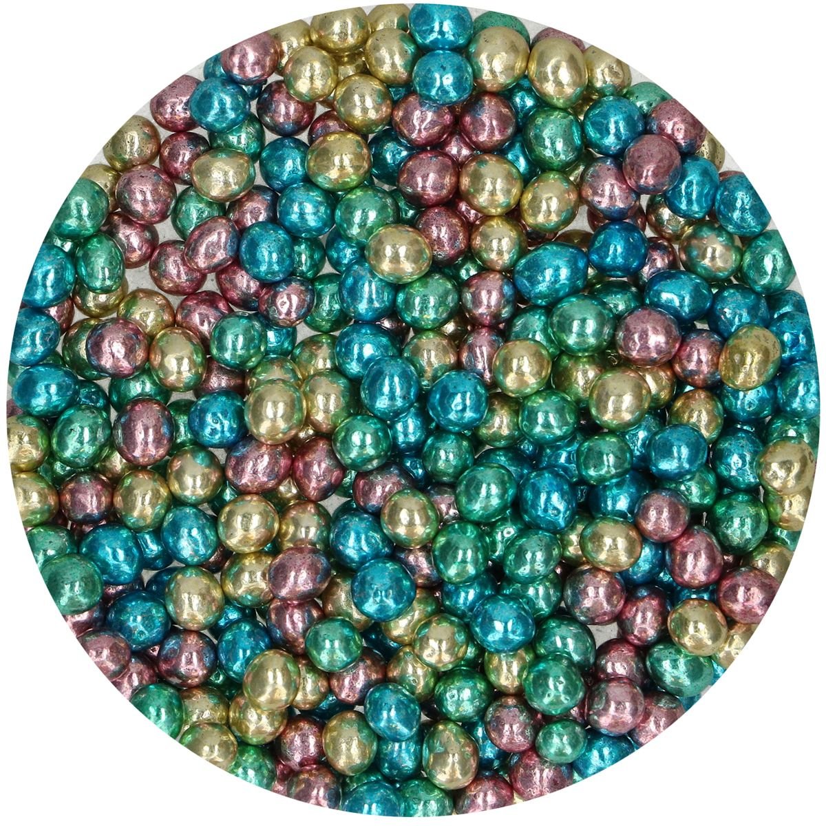 Suklaahelmet - Crispy Choco Pearls, Metallic Harlequin