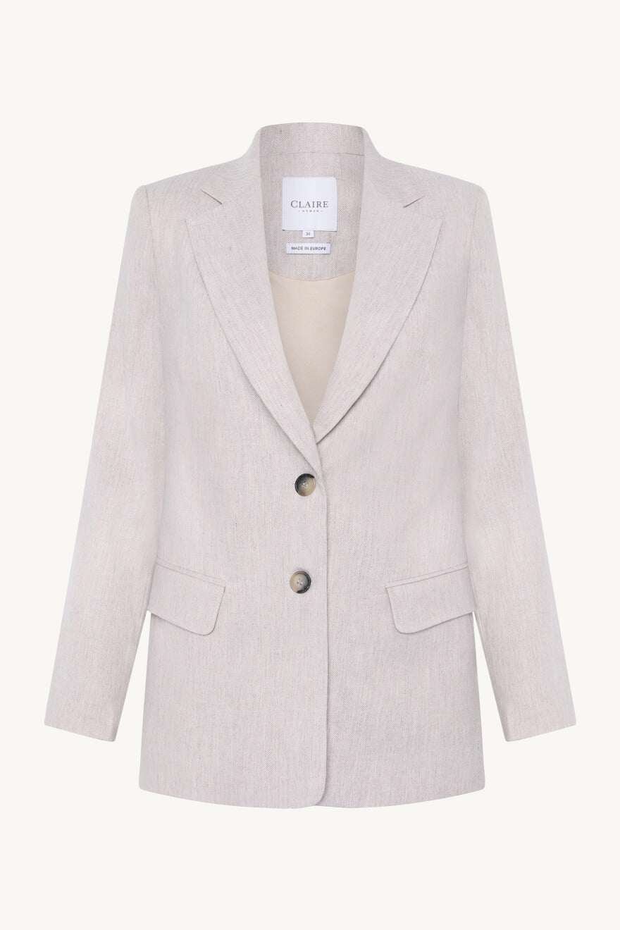 Claire, Naisten Bleiseri, Elora Blazer Hiekka