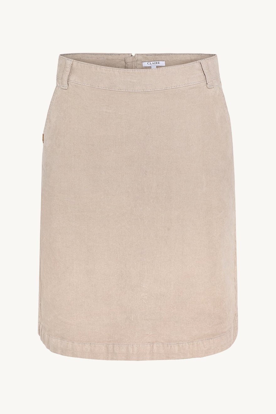 Claire naisten hame, NADIA SKIRT Vaalea Beige
