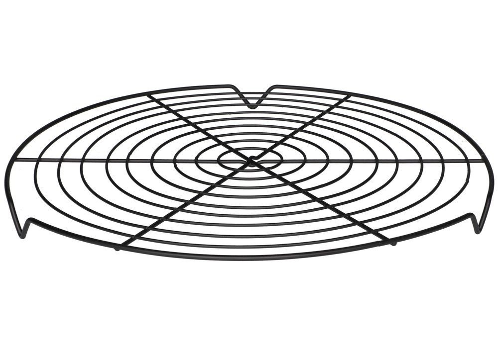 Pyöreä jäähdytysritilä, Musta, 32cm