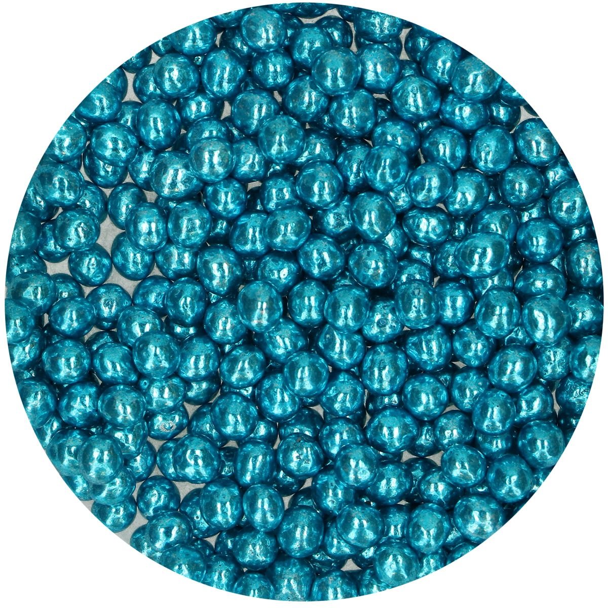 Suklaahelmet - Crispy Choco Pearls, Metallic Blue