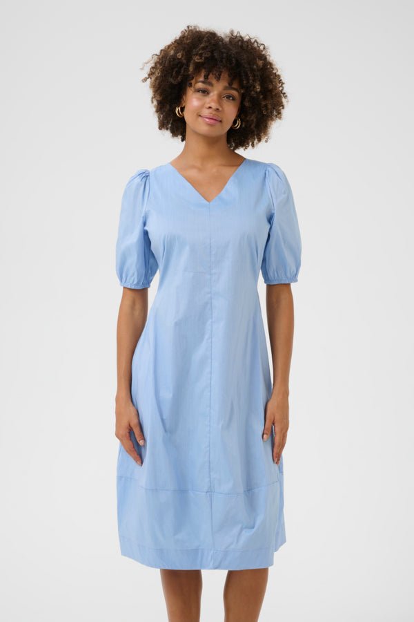 CULTURE, Naisten Mekko, ANTOINETT SS DRESS Forever Blue