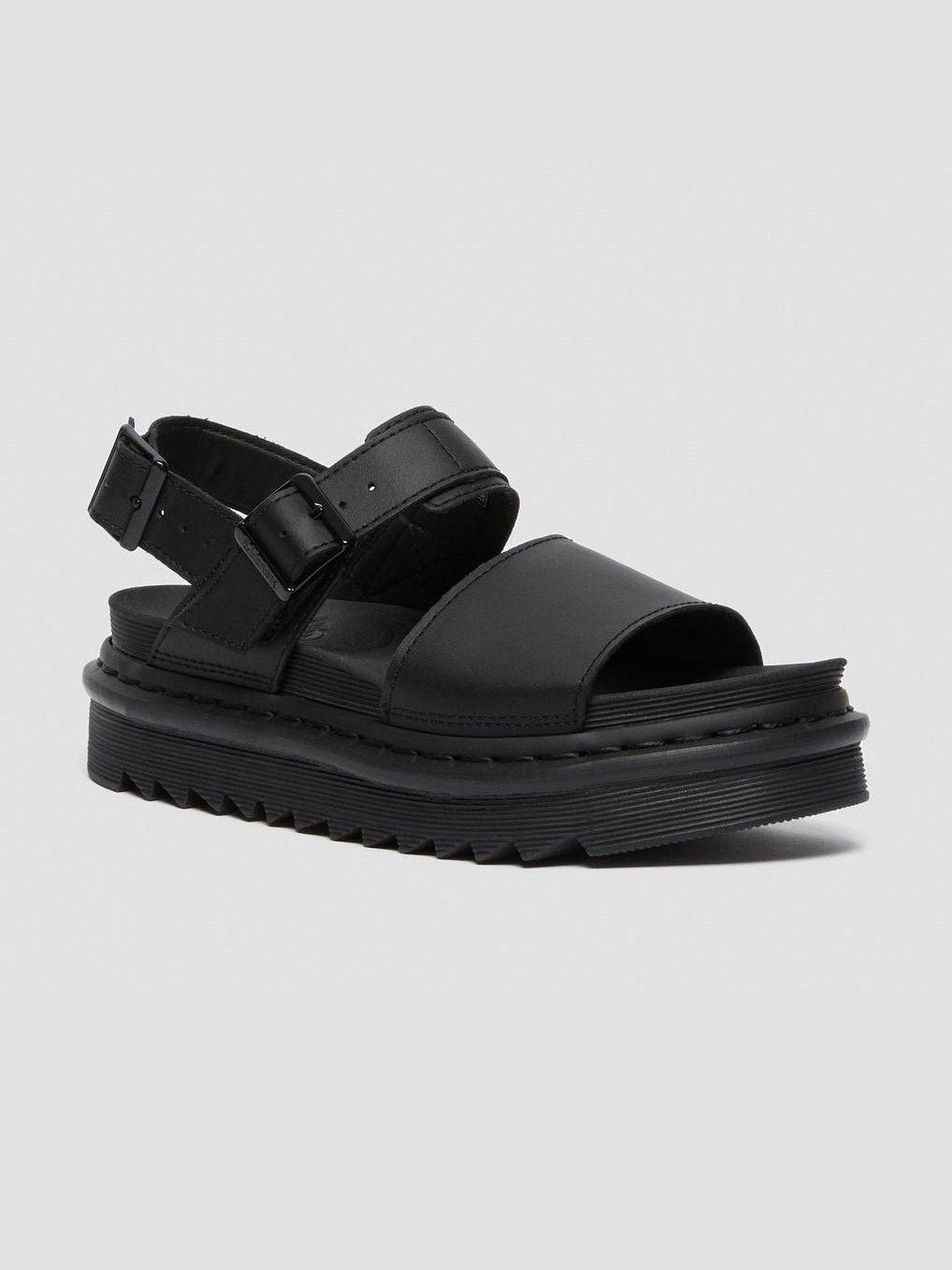 Dr. Martens Nahkahihnasandaalit VOSS SANDAL Musta