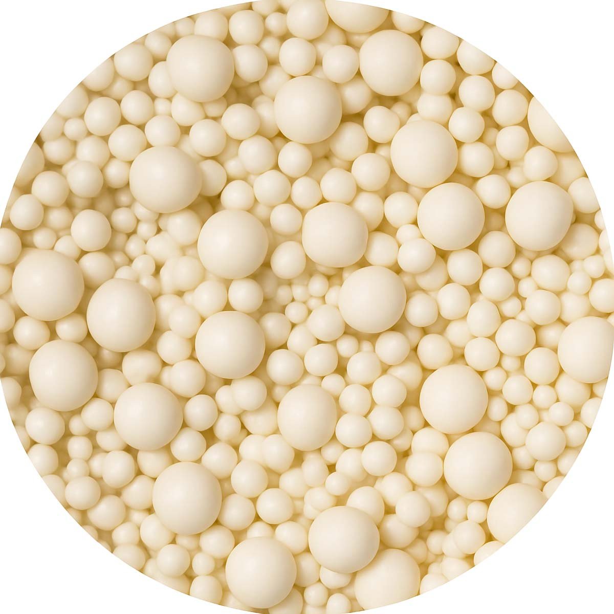 Sokerihelmet - Moonlight Pearls, Valkoiset, 50g