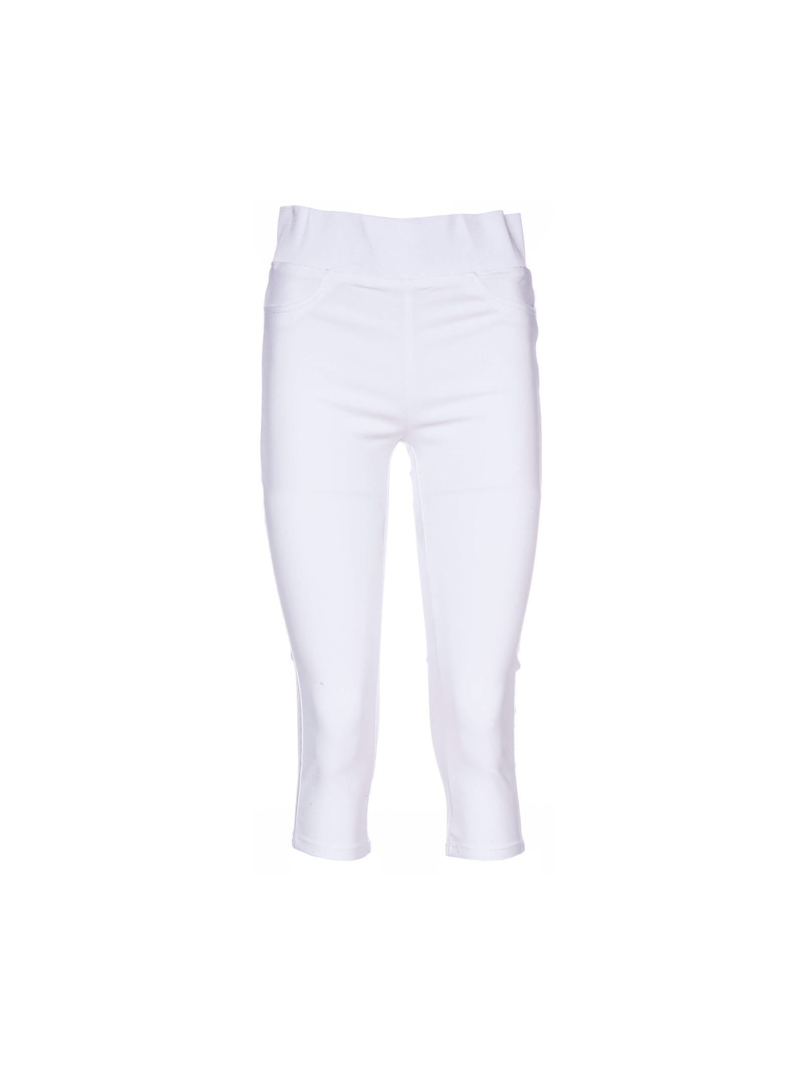 Freequent Naisten Housut, Shantal Capri Power Valkoinen
