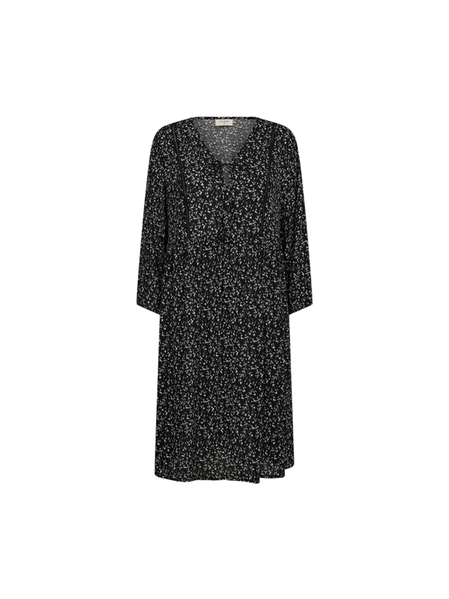 Freequent Naisten Mekko, ADNEY DRESS Musta Kuosi
