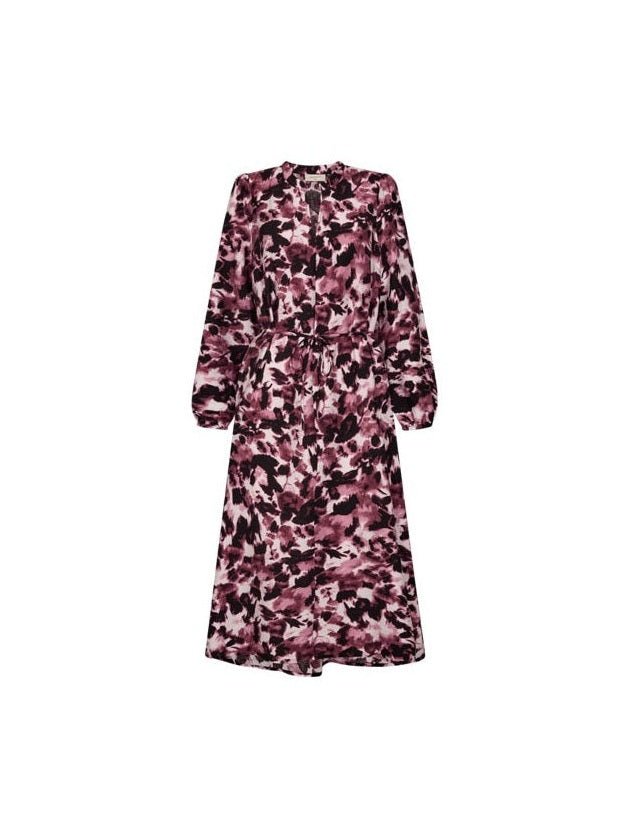 Freequent naisten mekko, HIRSE DRESS Viininpunainen Kuosi