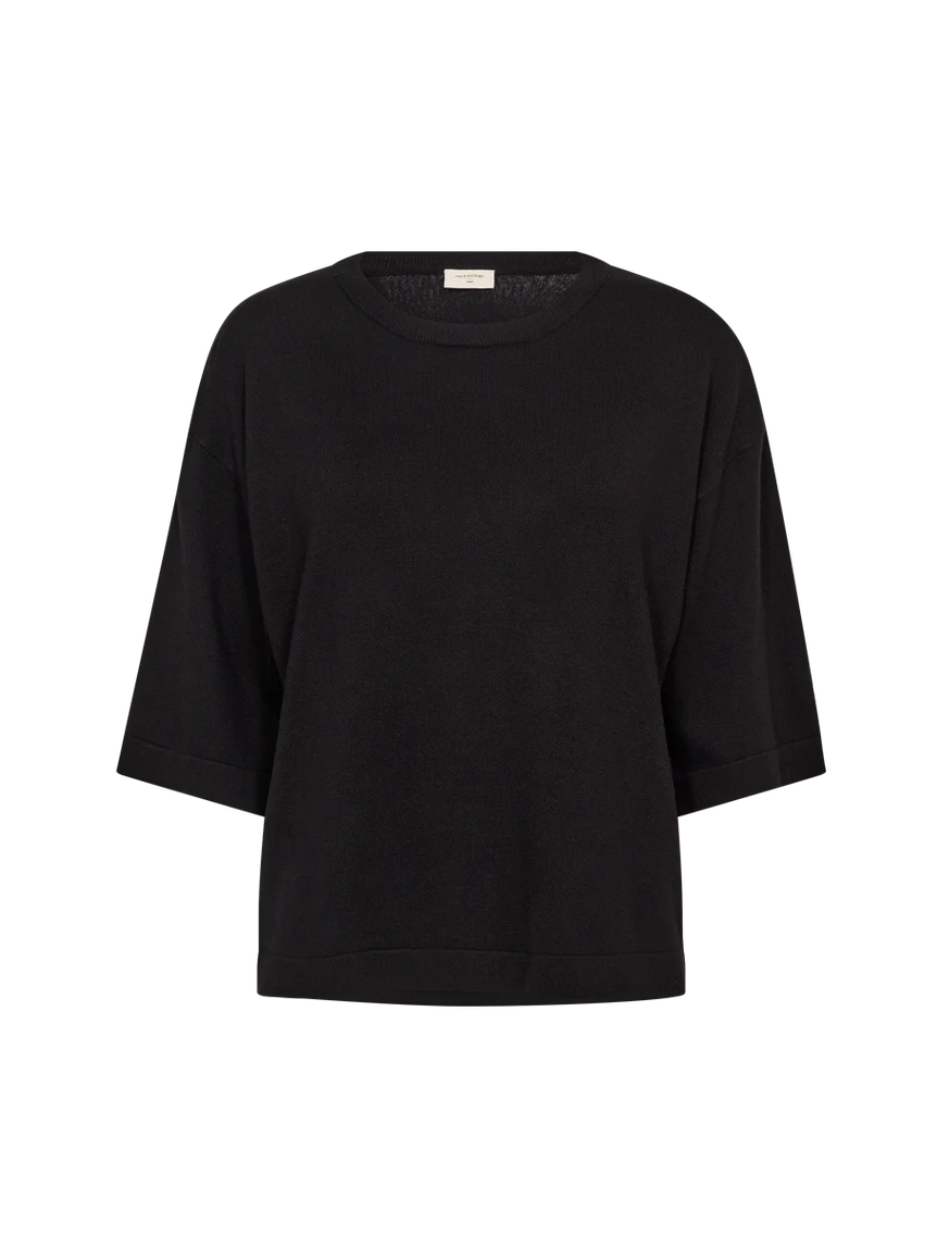 Freequent naisten neule, CONNY PULLOVER Musta