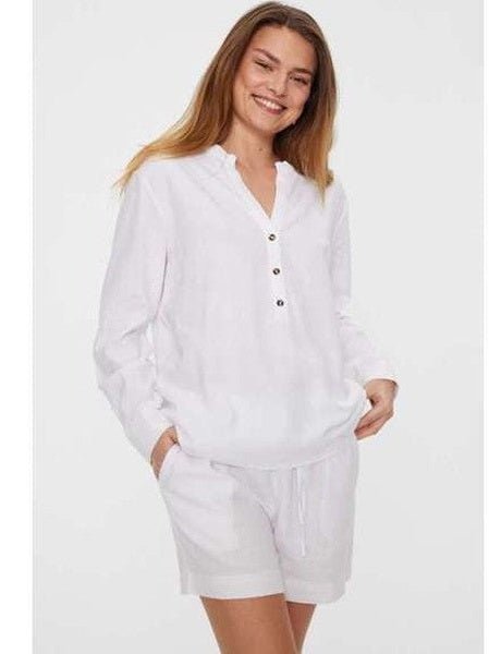 Freequent Naisten Pusero, LAVA SHIRT Valkoinen