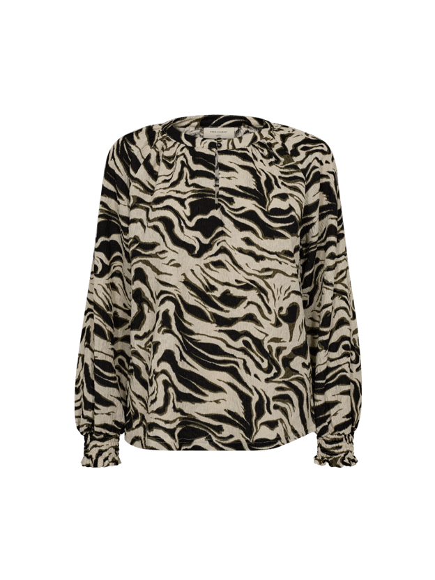 Freequent Naisten Pusero, NALIA PUSERO Musta Kuosi