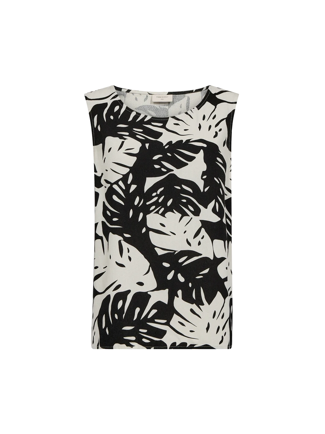 Freequent naisten toppi, LAVISCO TOP Musta Kuosi