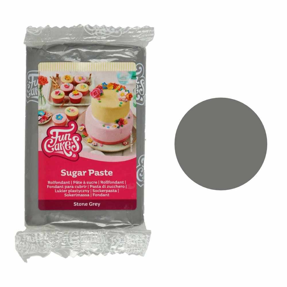 Sokerimassa - Kivenharmaa, 250g