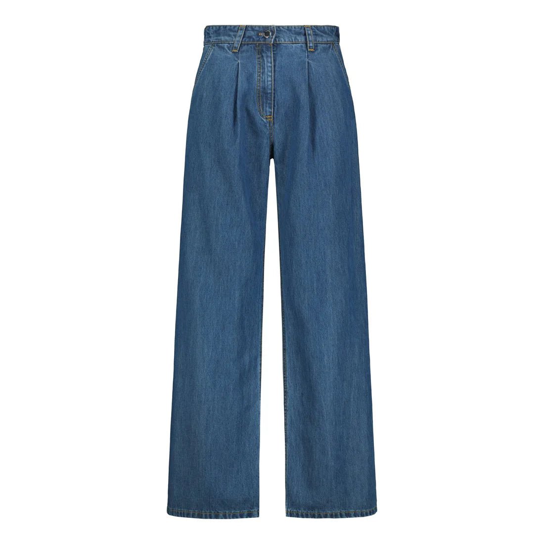 Gauhar naisten farkut, ALVA TROUSERS DENIM Indigo