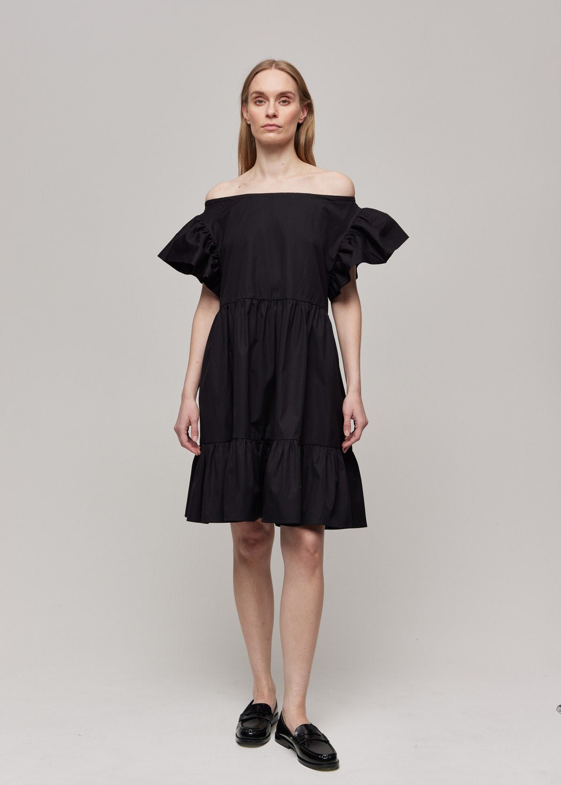 Gauhar naisten mekko, LISA DRESS BLACK Musta