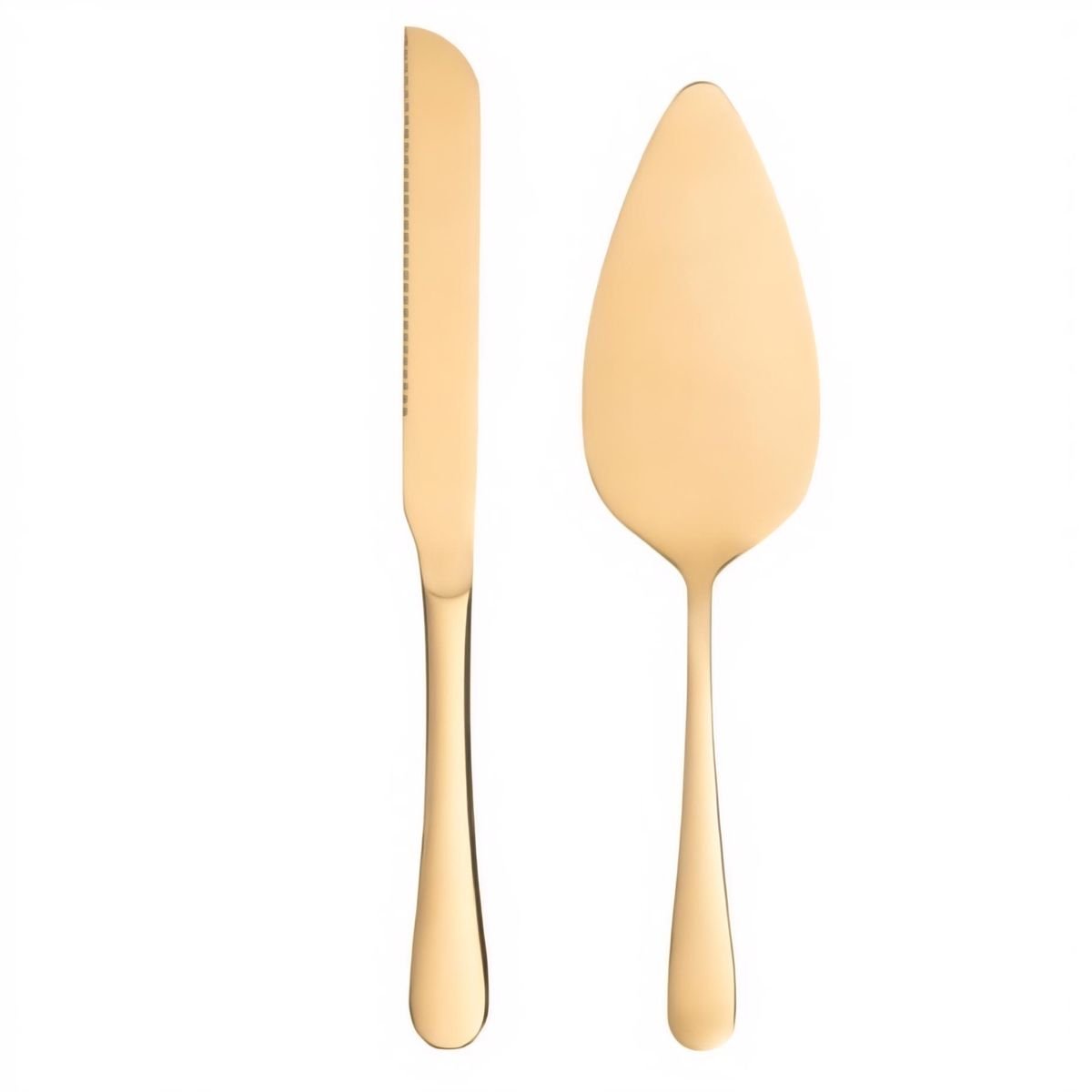 Kakkulapio- ja -veitsisetti, samppanjakulta, 2 kpl