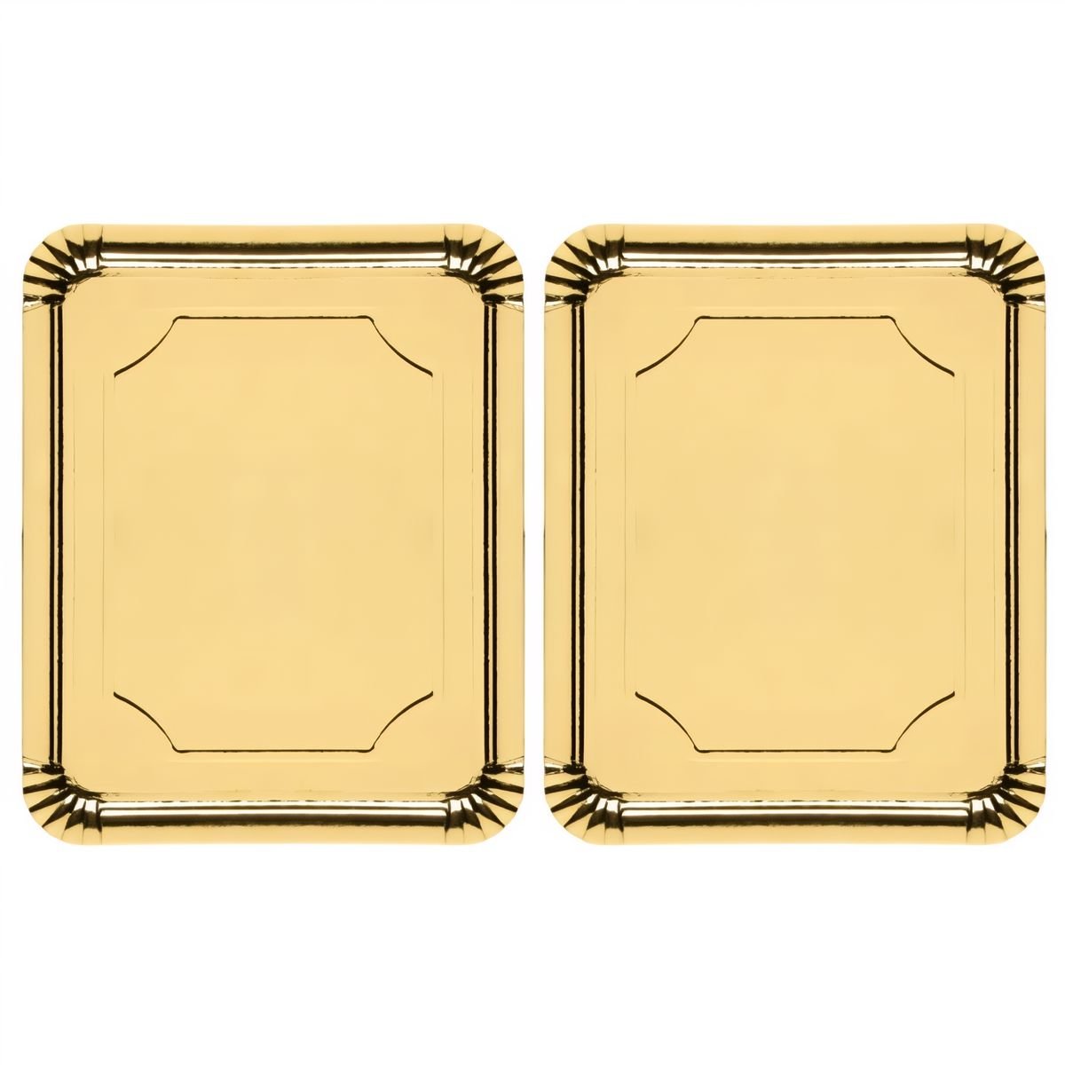 Tarjoilualusta - Kulta, 31 x 38 cm, 2 kpl
