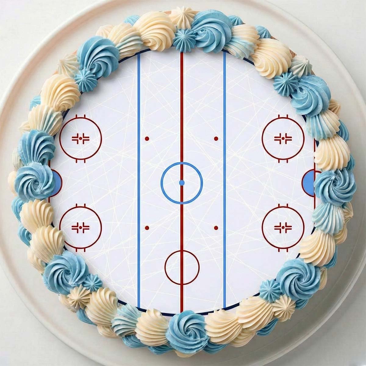 Kakkukuva - Jääkiekkokaukalo, pyöreä