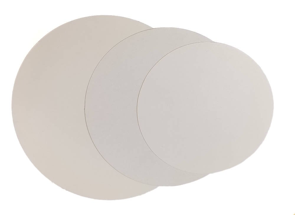 Kertakäyttöinen kakkupahvi luonnonvalkoinen,  250kpl (500 g/m2)-20 cm