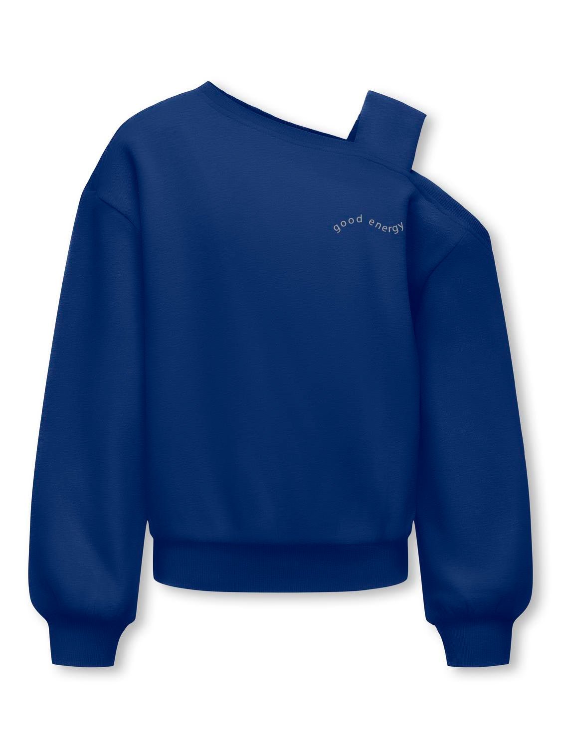 Kids Only Lasten Collegepaita, KOGSEEMA LS O-NECK OFFSHOULDER Sininen