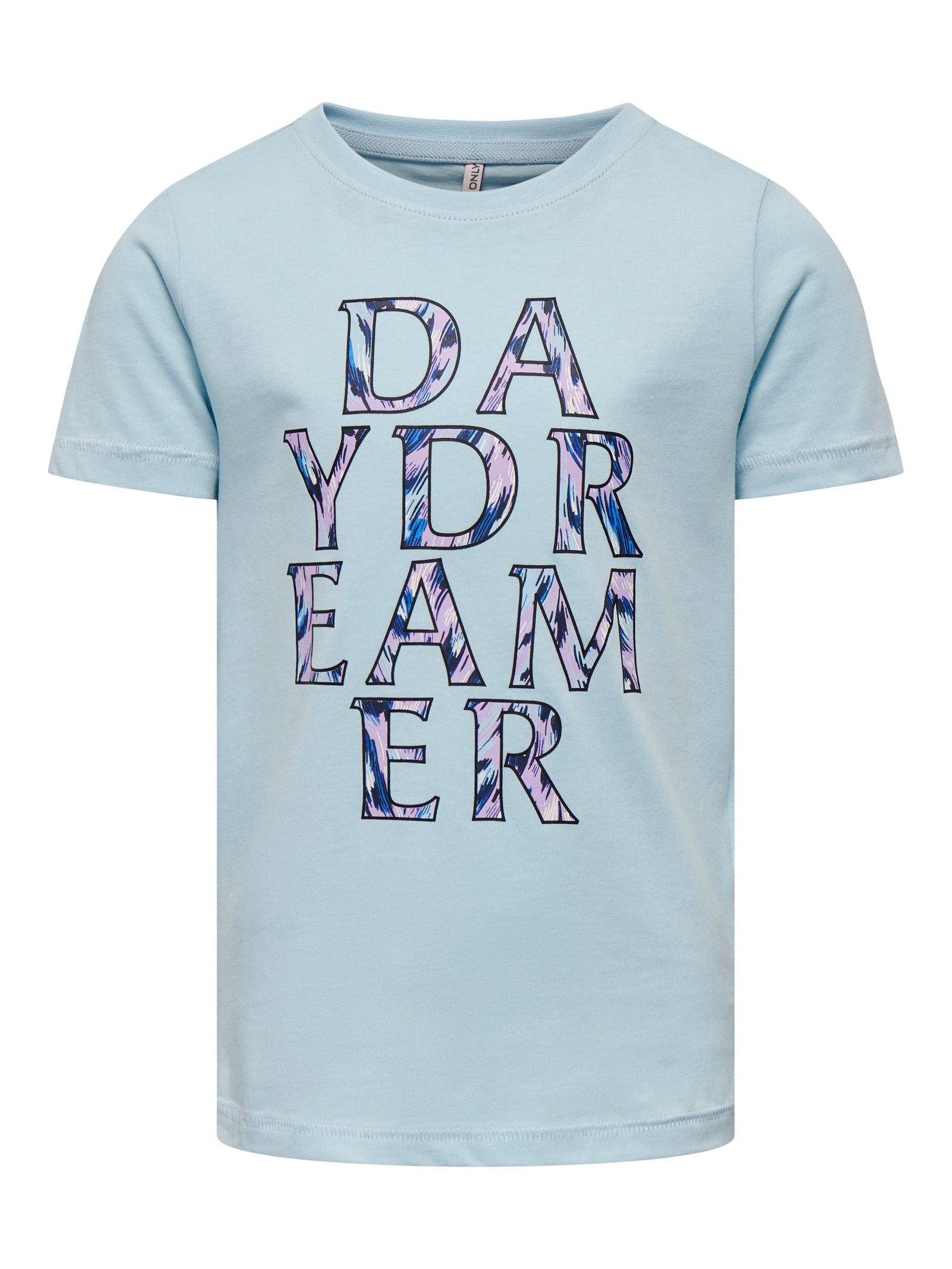 Kids Only t-paita, KOGPHILINE REG SS PRINT TOP BOX Vaaleansininen