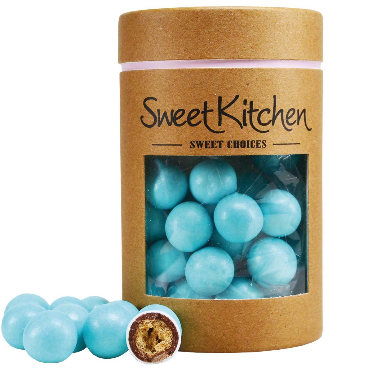 Isot rapeat suklaapallot – Vaaleansiniset, 70 g