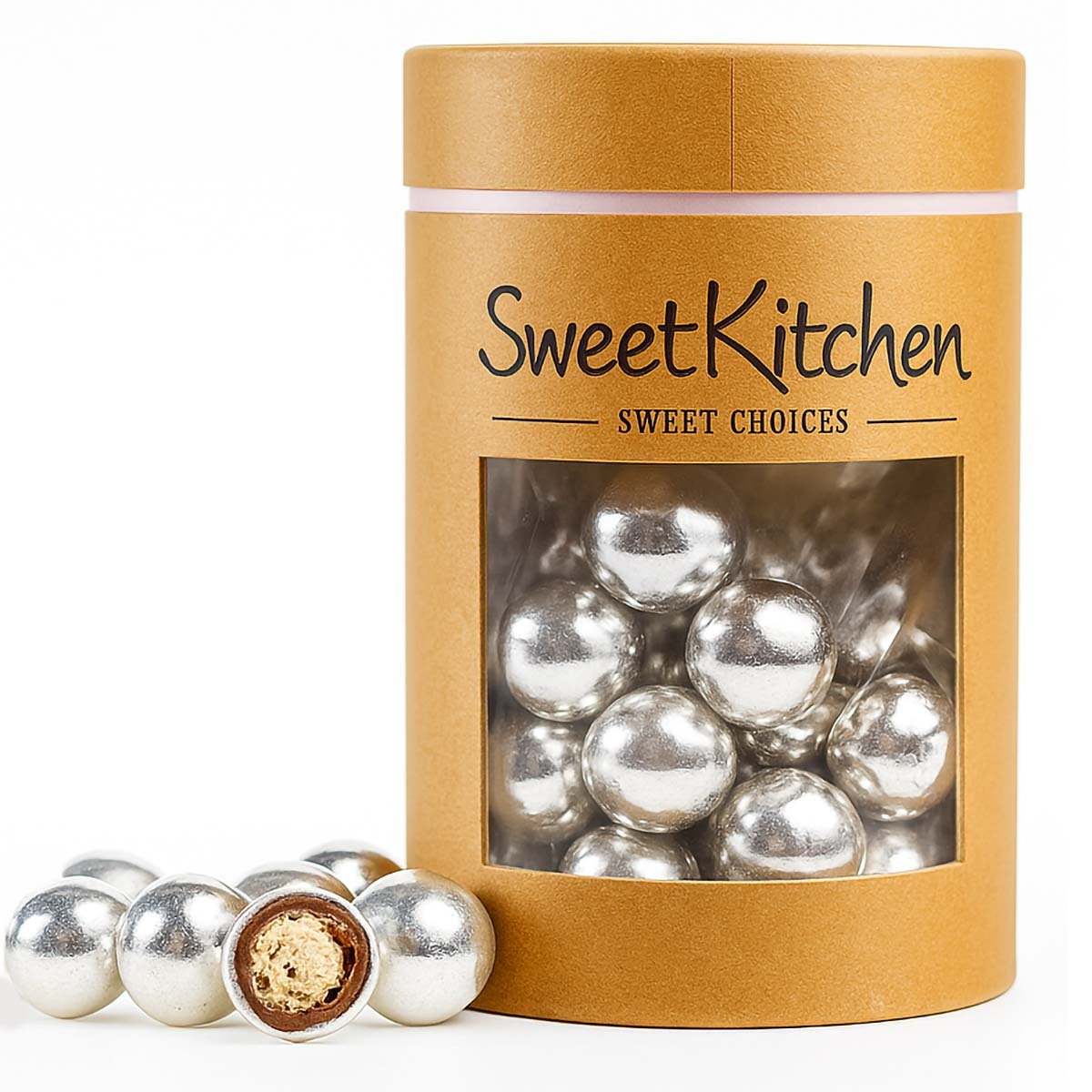 Isot rapeat suklaapallot – Hopea, 70 g