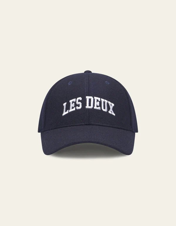 Les Deux miesten lippis, Les Deux Wool Baseball Cap Tummansininen