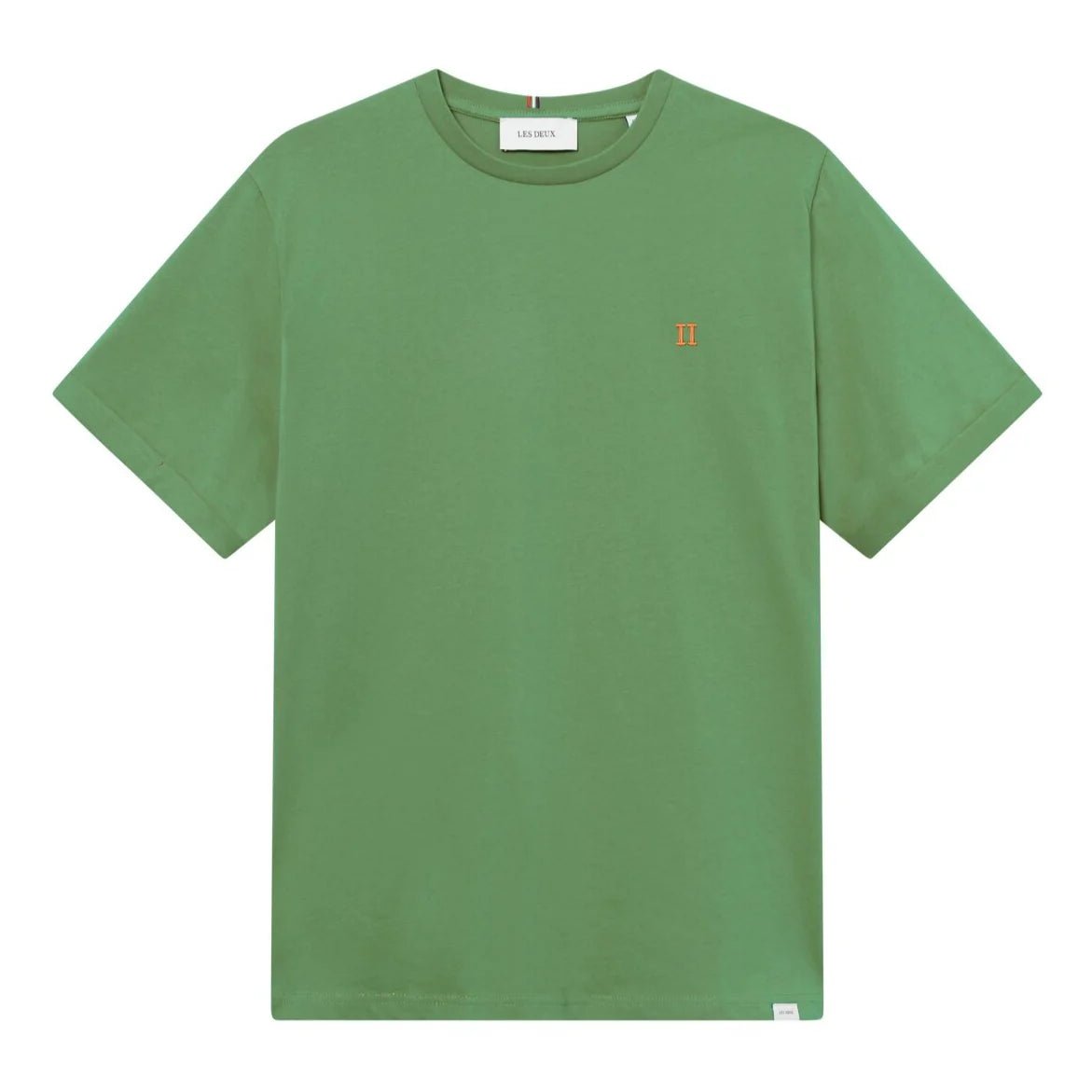 LES DEUX Miesten t-paita K NORREGAARD T-SHIRT Vihreä