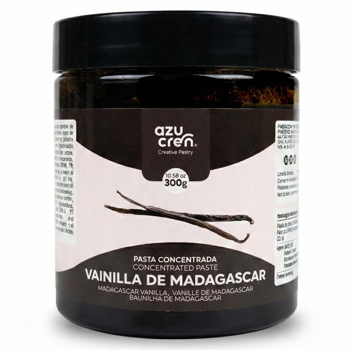Makupasta – Madagaskarin vanilja, Azucren 300 g