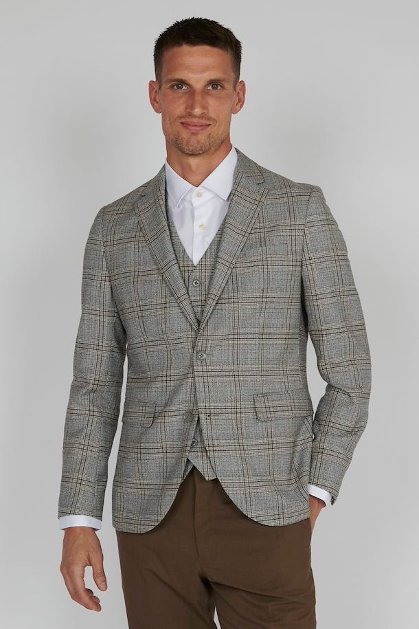 MATINIQUE Miesten Bleiseri, GEORGE Ruskea Ruutu