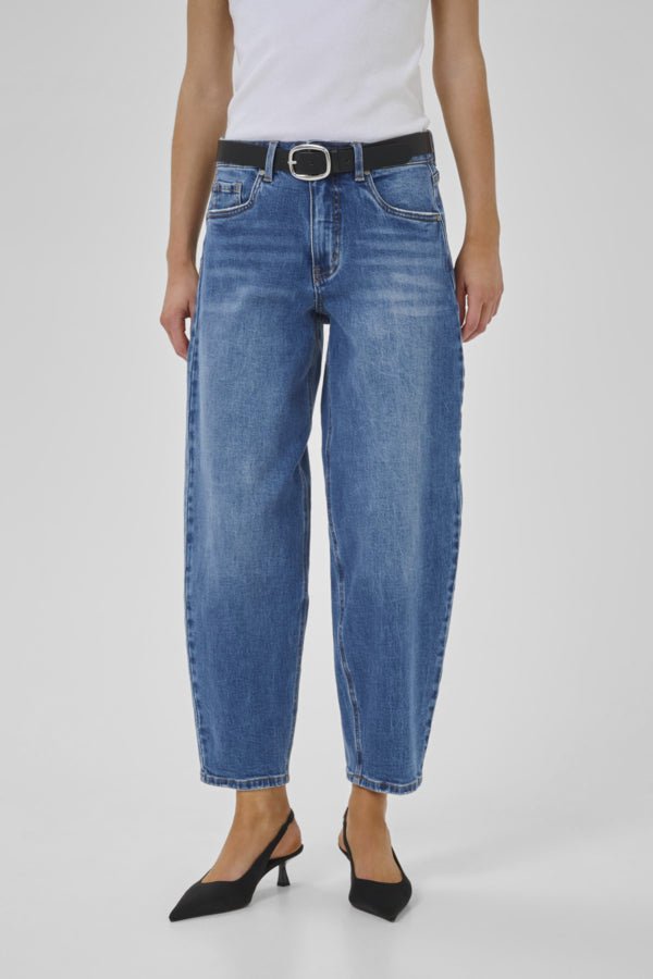 MY ESSENTIAL WARDROBE naisten farkut, BalooMW 144 High Barrel Indigo