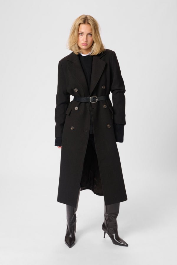 MY ESSENTIAL WARDROBE naisten takki, FrannieMW Coat Tummanruskea