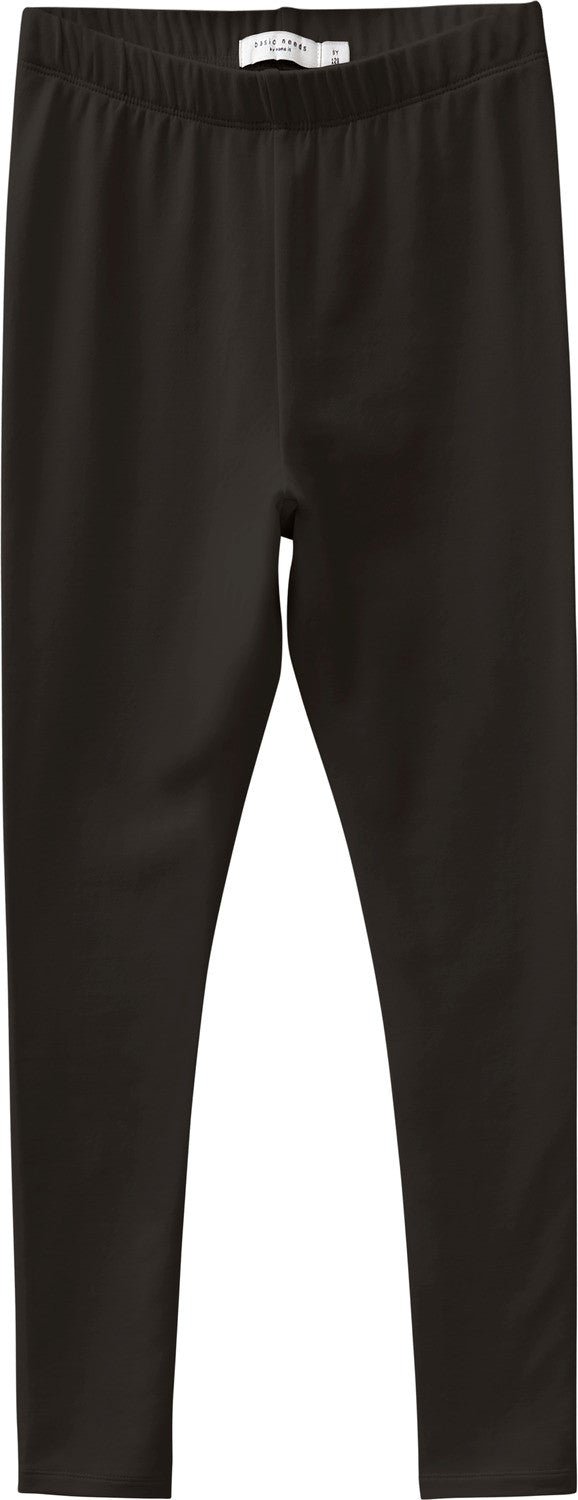 Name It, Lasten Leggingsit, Nkfdavina Solid Swe Legging Bru Musta