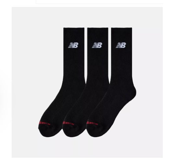 New Balance sukat, NB EVERYDAY 3 PAIRS Musta