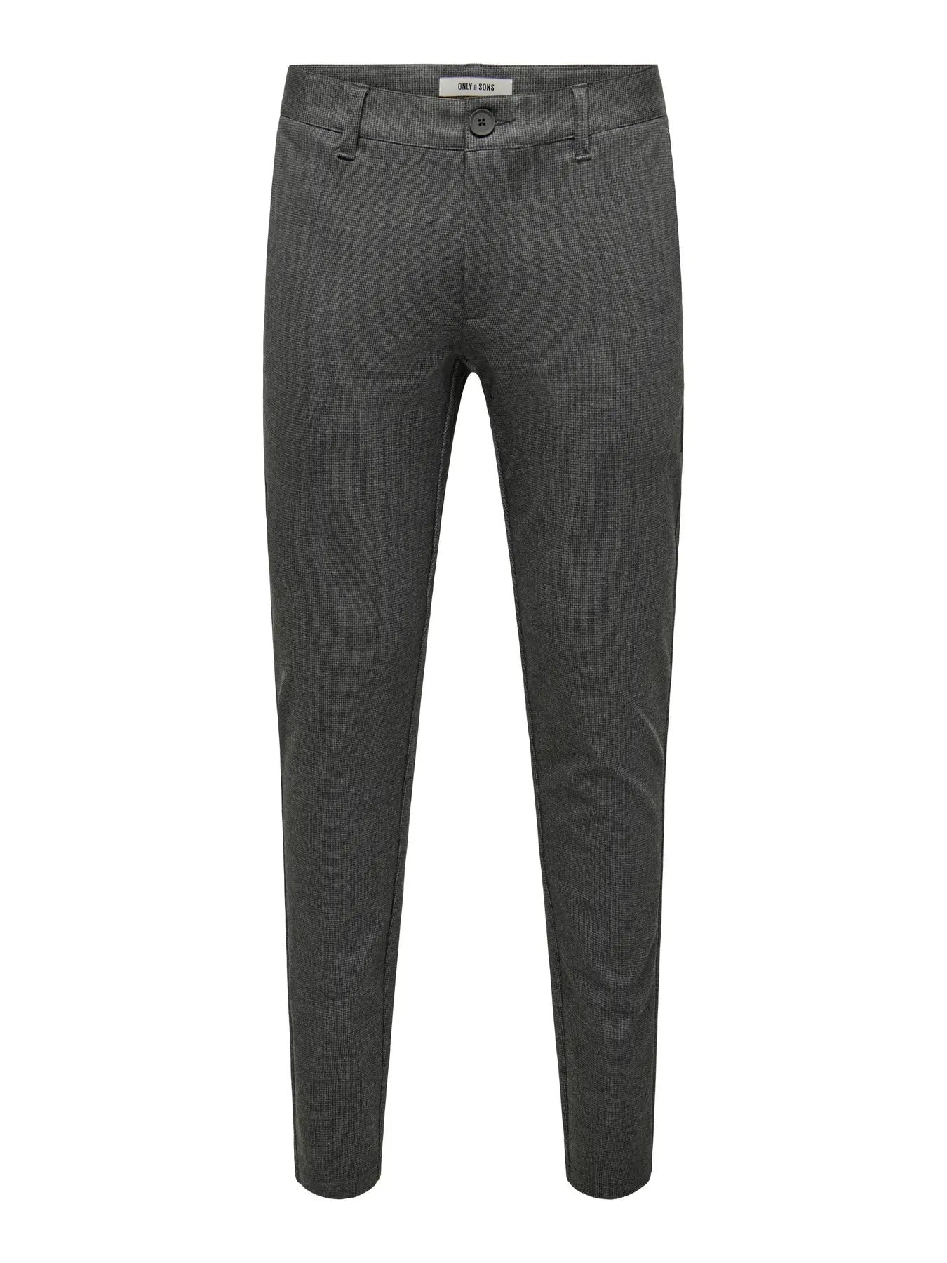 Only and Sons miesten chinot, MARK SLIM CHECK 020960 PANT Jet Black