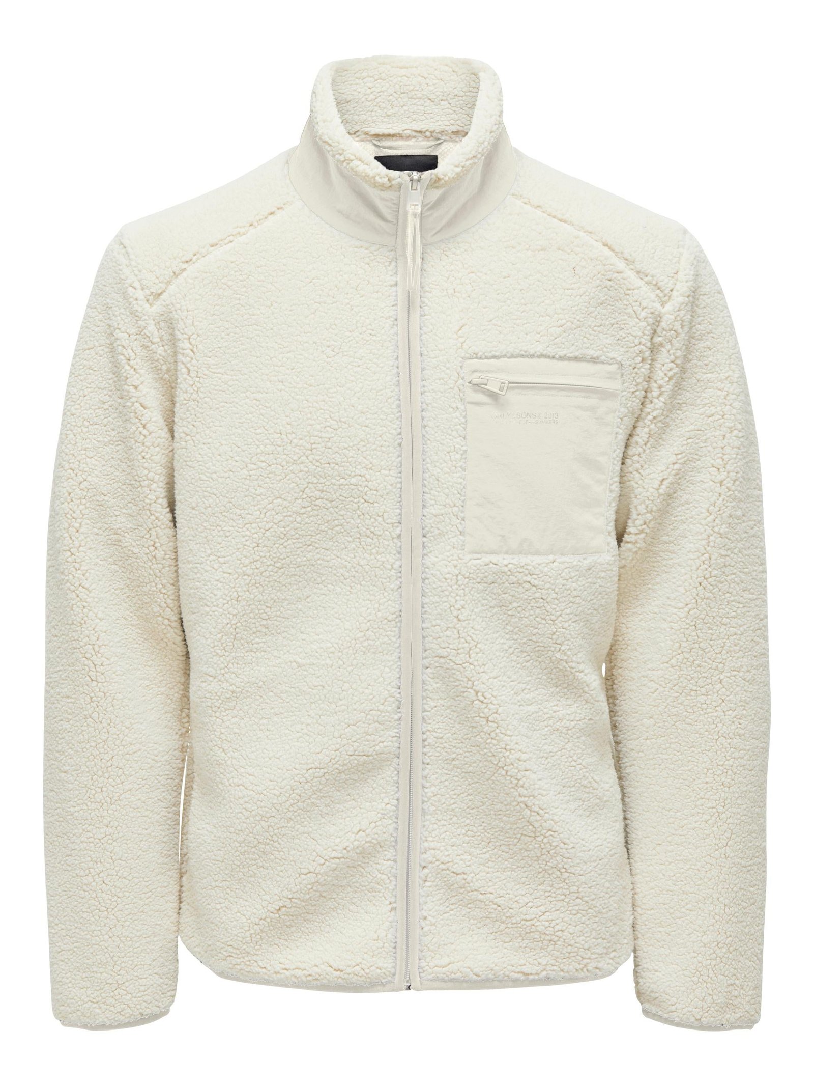 Only and Sons Miesten Teddytakki, DALLAS SHERPA JACKET Luonnonvalkoinen