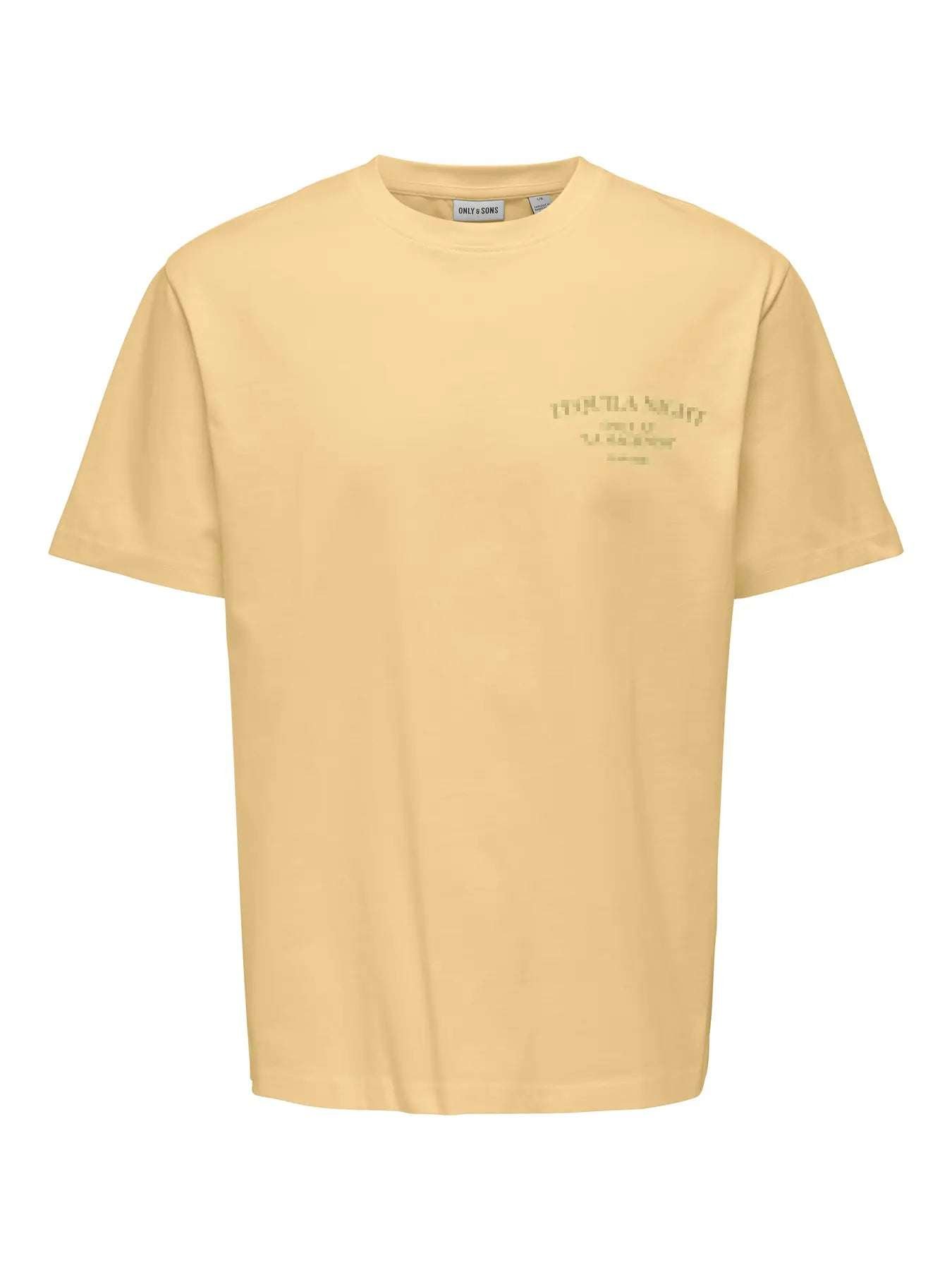Only and Sons miesten t-paita Onsfred Life RLX SS Print Tee, Sunlight Tequila Night