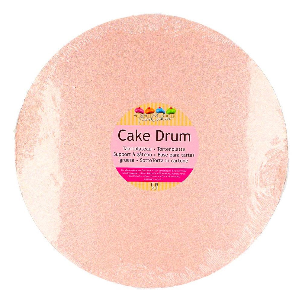 Paksu kakkualusta - Ruusukulta, 25 cm