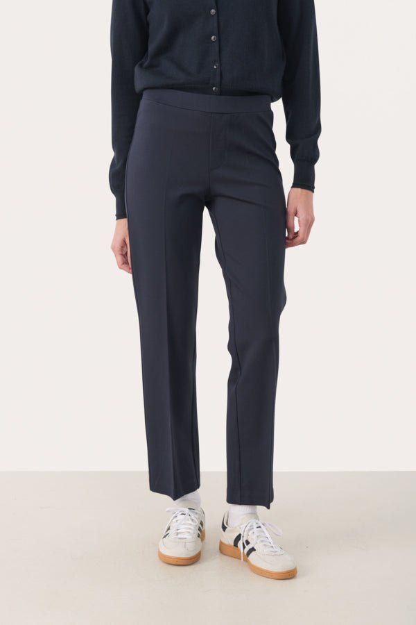 Part Two Naisten Housut PONTA PANT LENZING Dark Navy