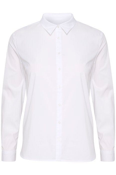 Part Two Naisten Kauluspaita BIMINI SHIRT Bright White