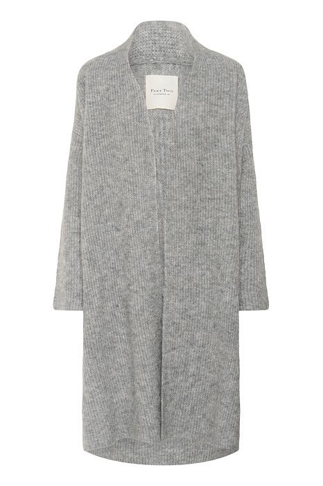 Part Two naisten neuletakki, LENEMAIPW CA Medium Grey Melange