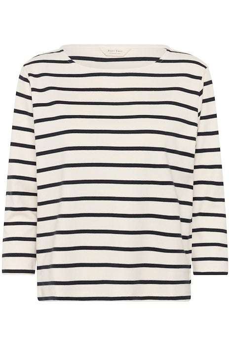Part Two naisten paita, NELAPW TS Dark Navy Stripe