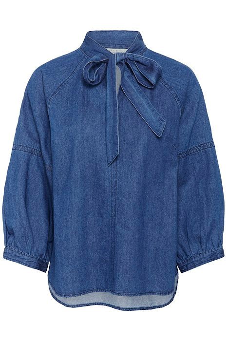 Part Two naisten pusero, SASSIPW SH Medium Dark Blue Den