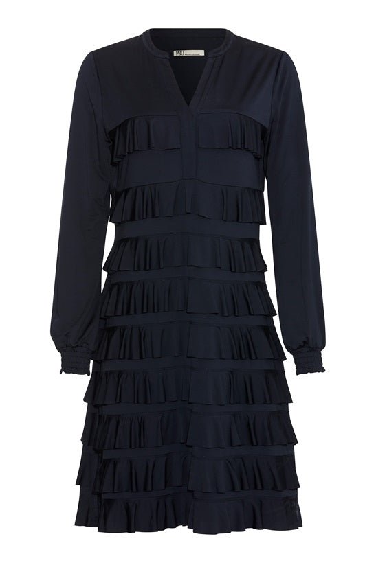 Philosophy Blues Original Naisten Mekko Kalaf Dress LS Musta