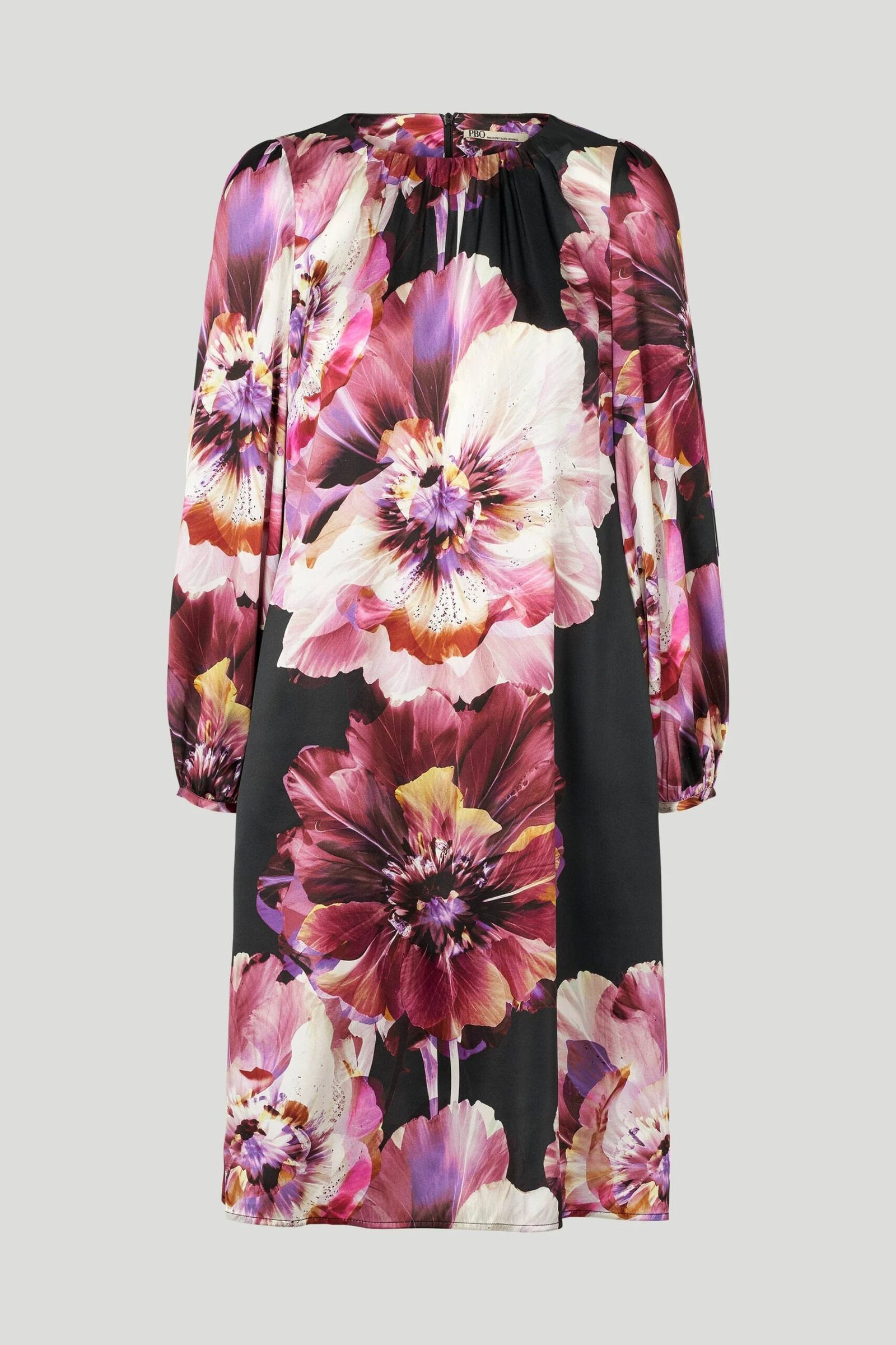 Philosophy Blues Original naisten mekko, SILKY PEPMO DRESS Punainen Kuosi