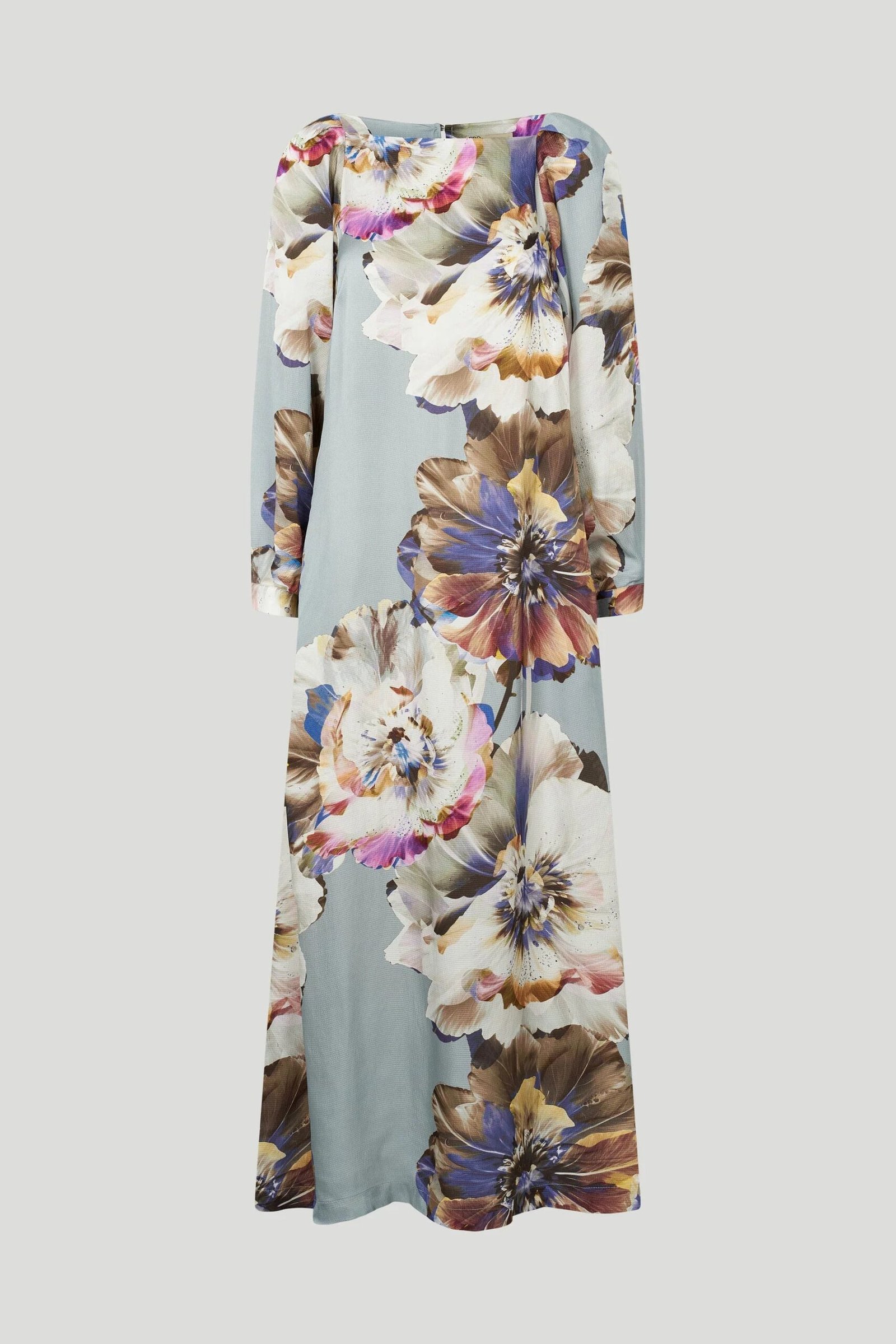 Philosophy Blues Original naisten mekko, VISKO BABELON DRESS Harmaa Kuosillinen