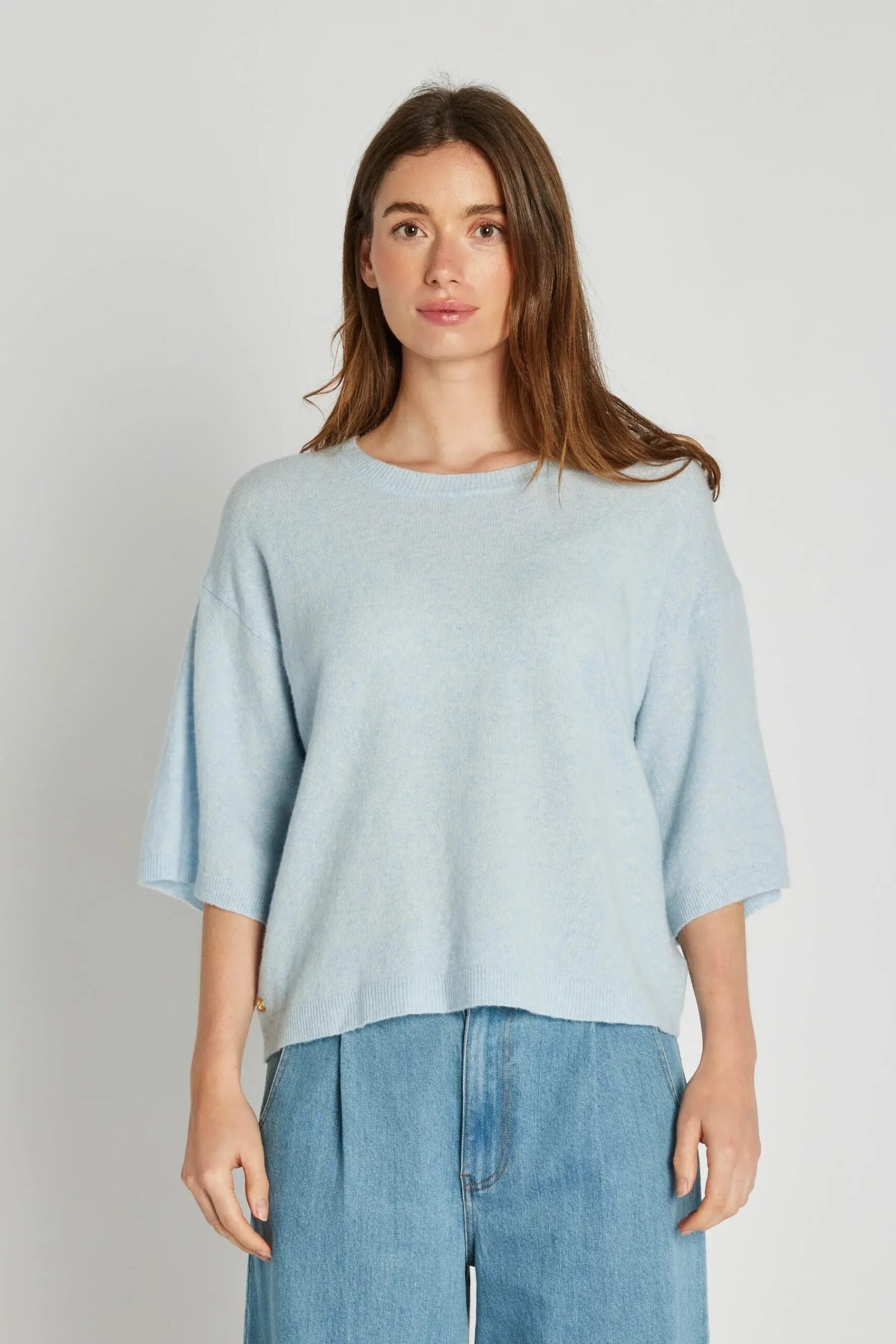 Philosophy Blues Original naisten neulepusero, MONTERO KINT SWEATER Vaaleansininen