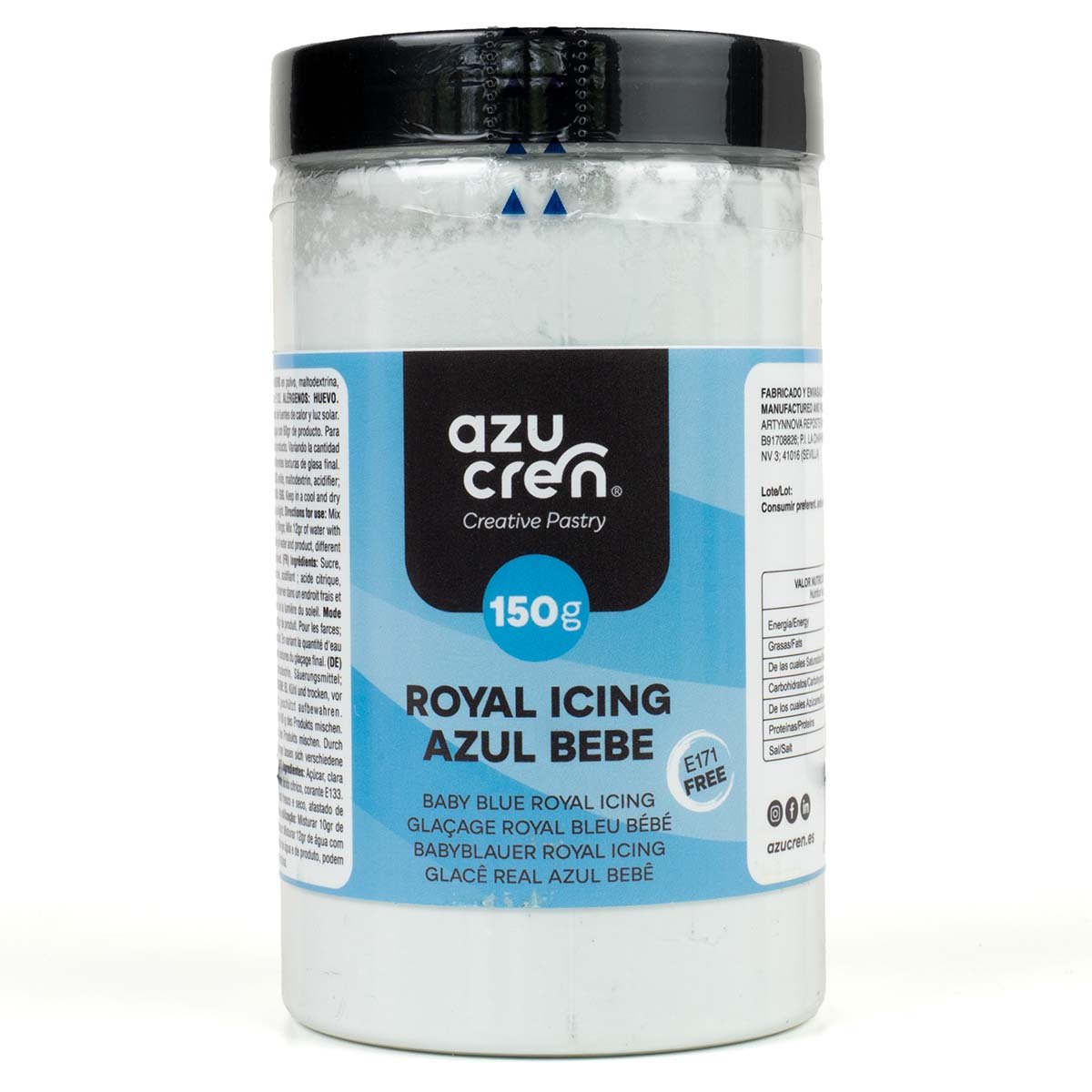 Royal Icing - Vaaleansininen pikeerijauhe, 150g